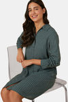 Triumph Viscose Loungewear Top - Green Dark Combination — thumbnail 5